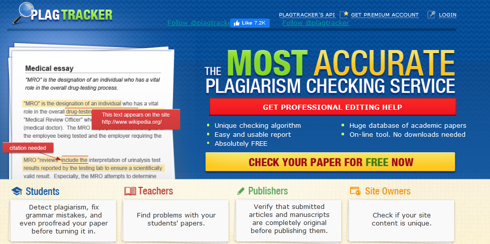 scientific plagiarism checker free